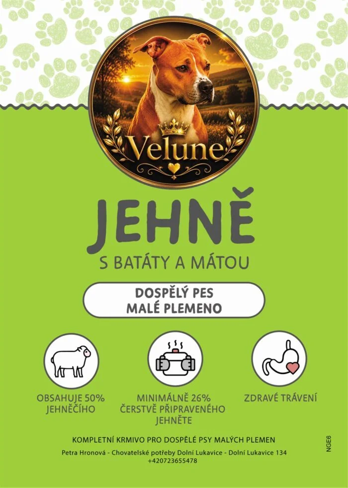 Jehně s batáty a mátou 6kg