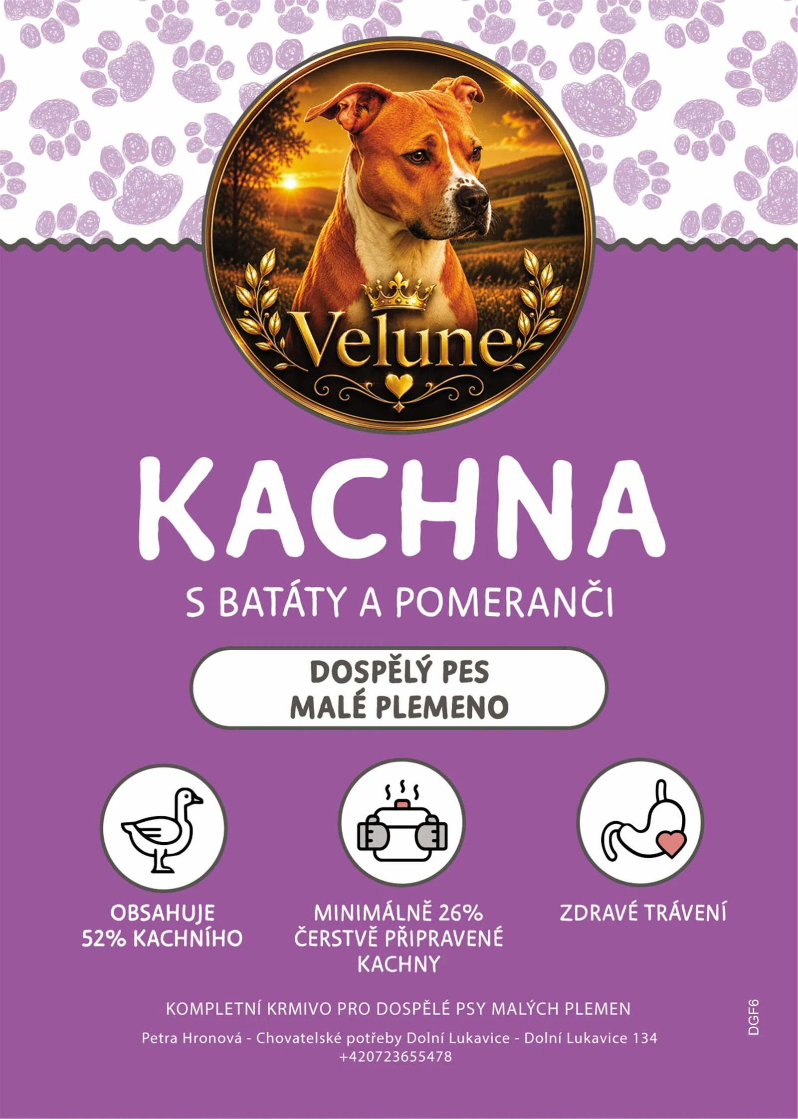 Kachna s batáty a pomeranči 6kg
