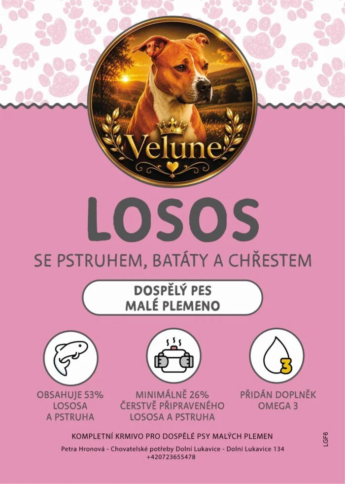 Losos se pstruhem, batáty a chřestem 6kg