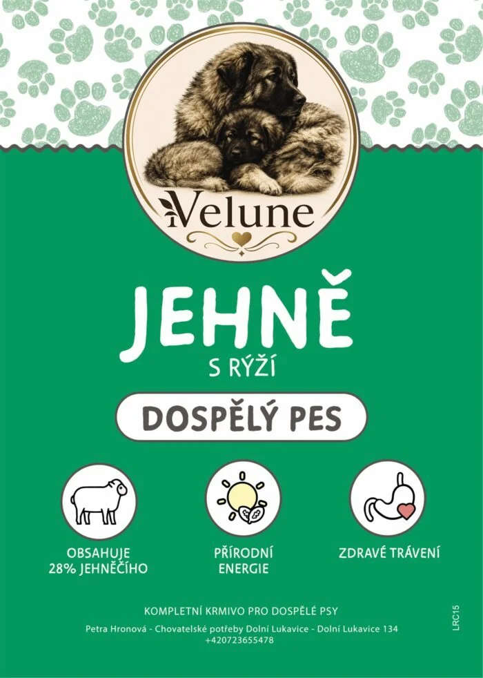 Jehně s rýží 15kg