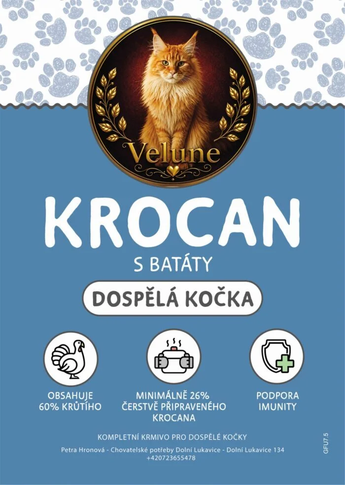Krocan s batáty 7,5kg